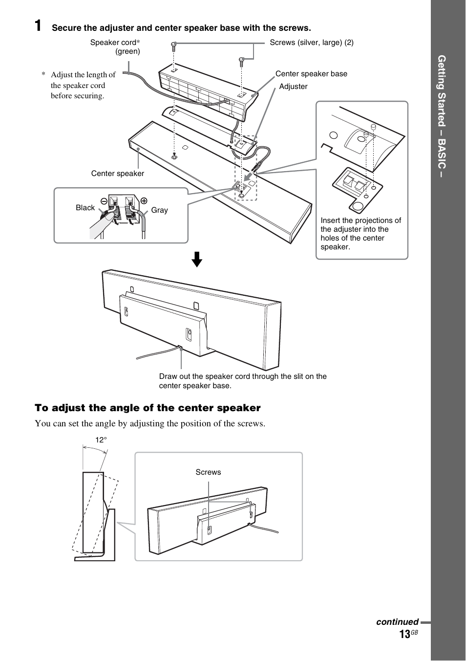 Sony DAV-LF1H User Manual | Page 13 / 127