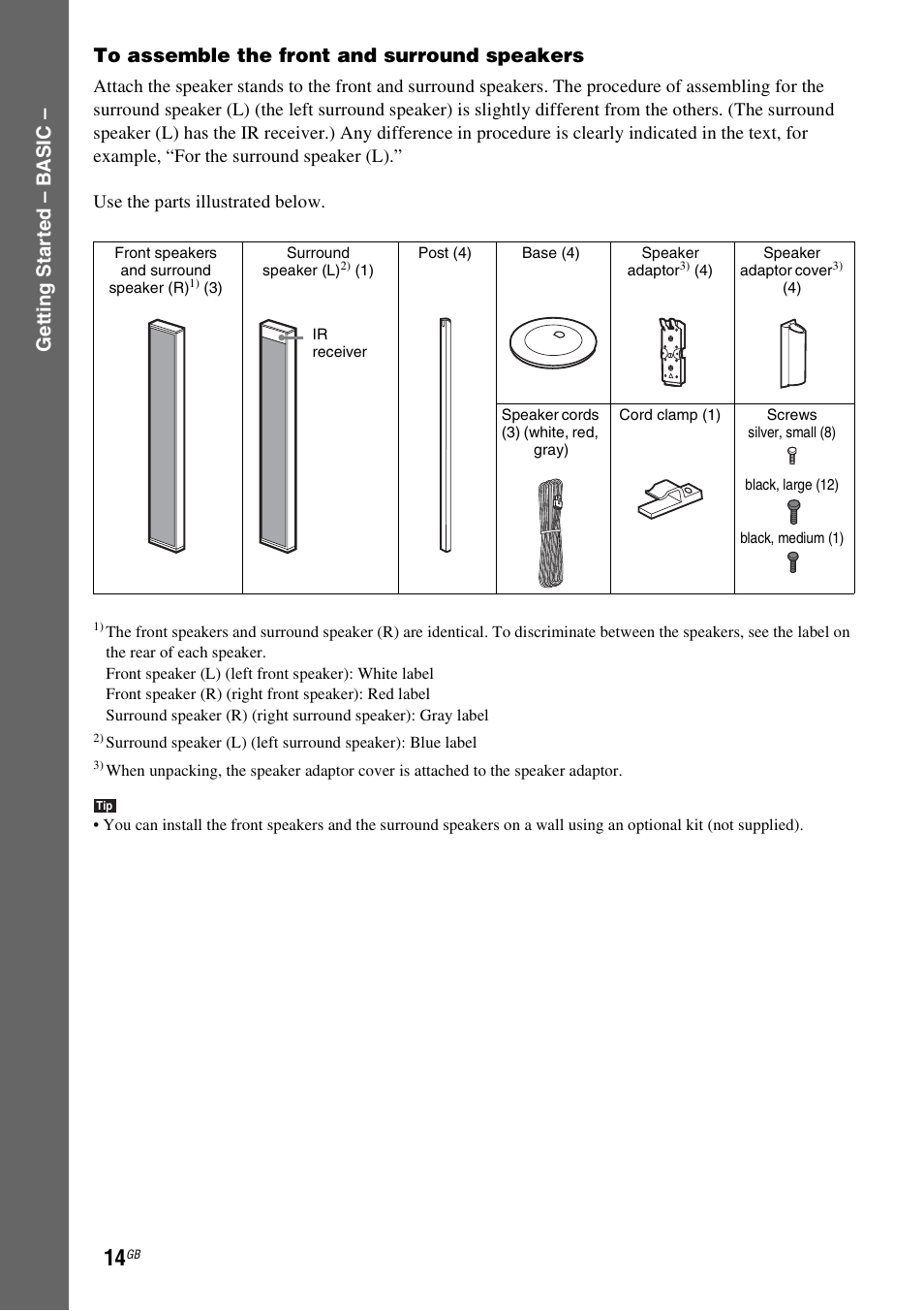 Sony DAV-LF1H User Manual | Page 14 / 127