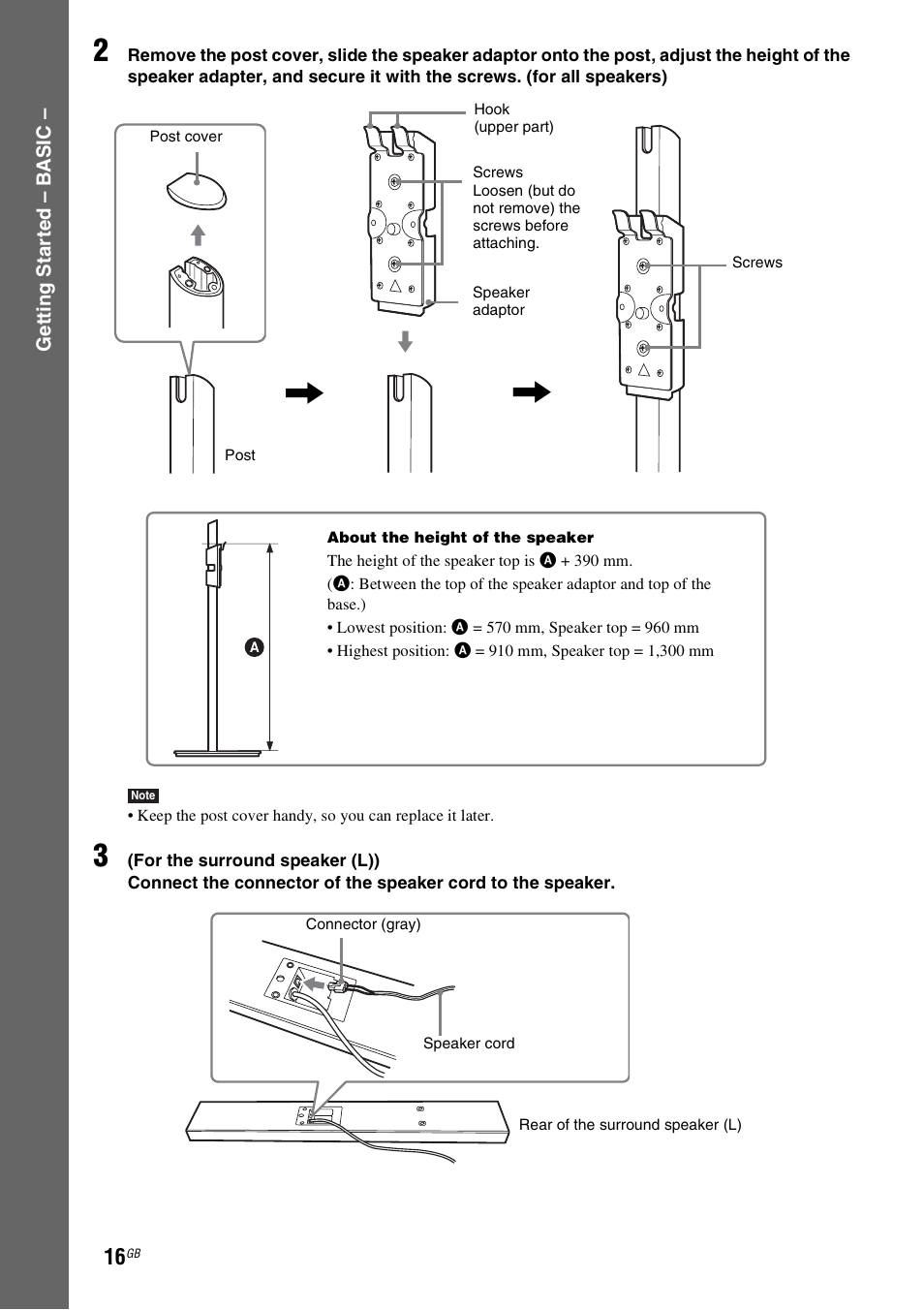 Sony DAV-LF1H User Manual | Page 16 / 127