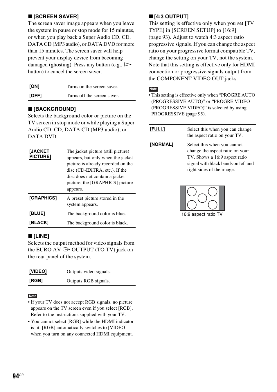 Sony DAV-LF1H User Manual | Page 94 / 127