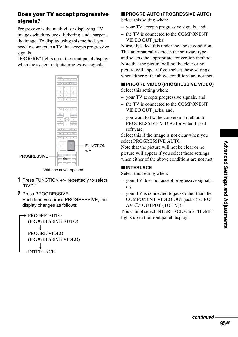 Sony DAV-LF1H User Manual | Page 95 / 127