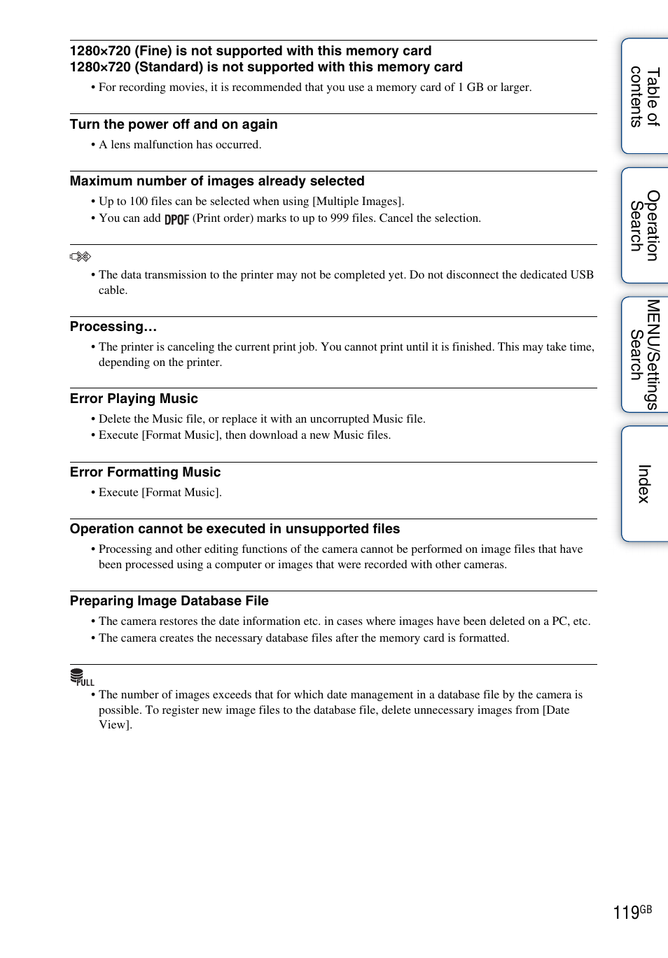 Sony Cyber-shot 4-176-667-12(1) User Manual | Page 119 / 128