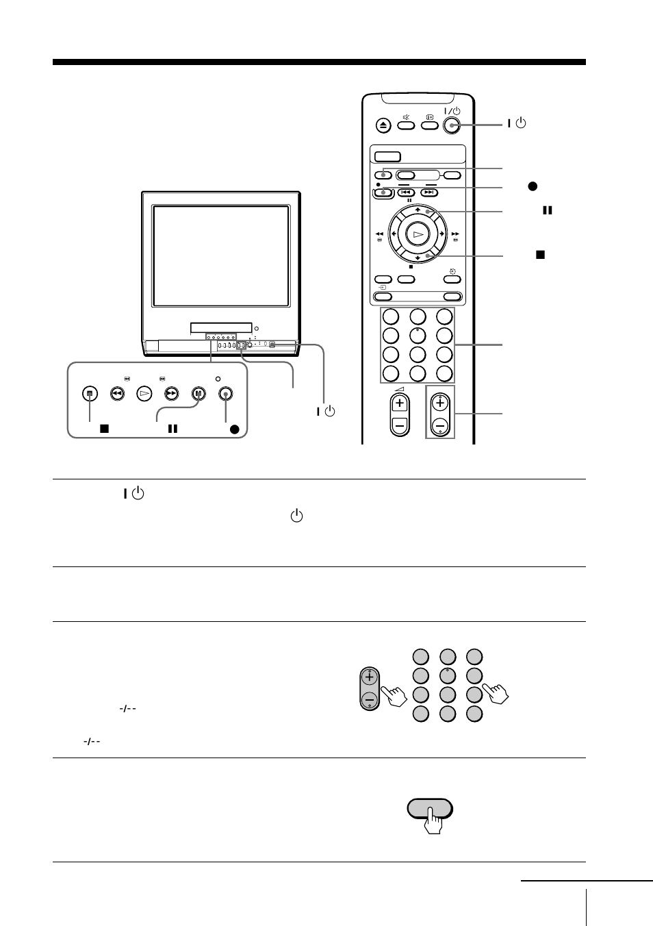 Recording tv programs, Insert a cassette with a safety tab, Continued | Basic operations, Tape speed | Sony Trinitron KV-VF21M70 User Manual | Page 19 / 62