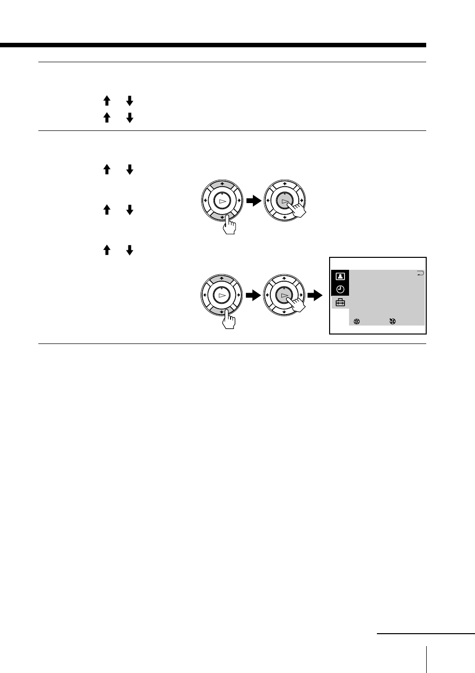 Press menu, Continued | Sony Trinitron KV-VF21M70 User Manual | Page 31 / 62