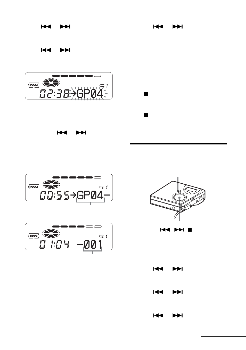 Sony MZ-NF610 User Manual | Page 49 / 116