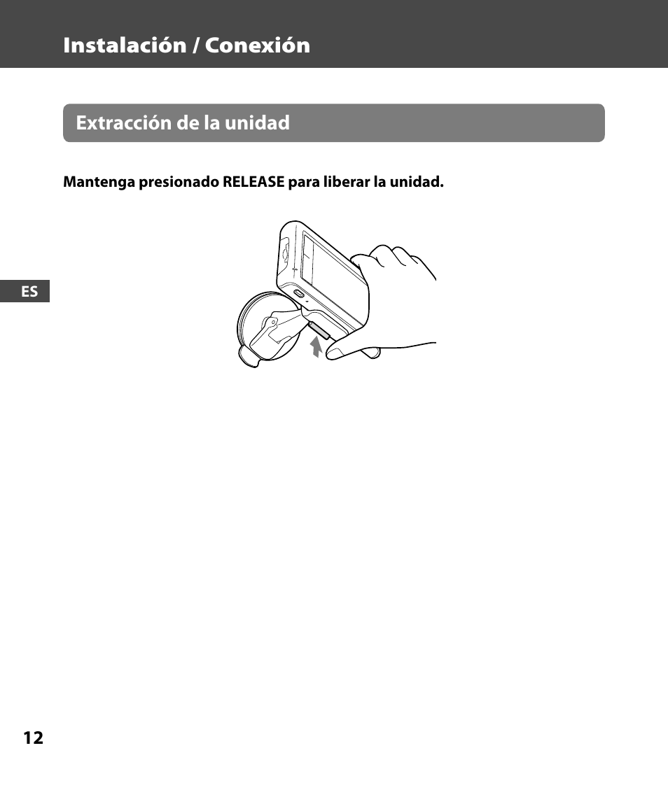 Instalación / conexión, Extracción de la unidad | Sony 4-000-805-11 User Manual | Page 68 / 88