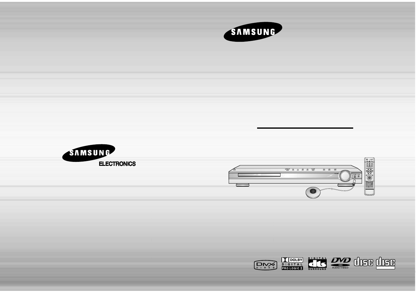 Samsung HT-DS1870 User Manual | 40 pages