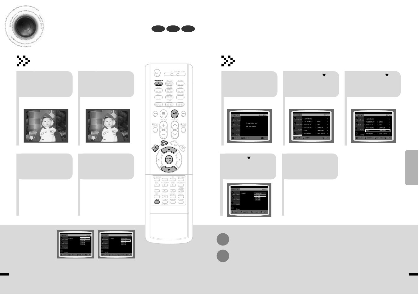 Setting the wallpaper, 47 48 setting the wallpaper | Samsung HT-DS1870 User Manual | Page 25 / 40