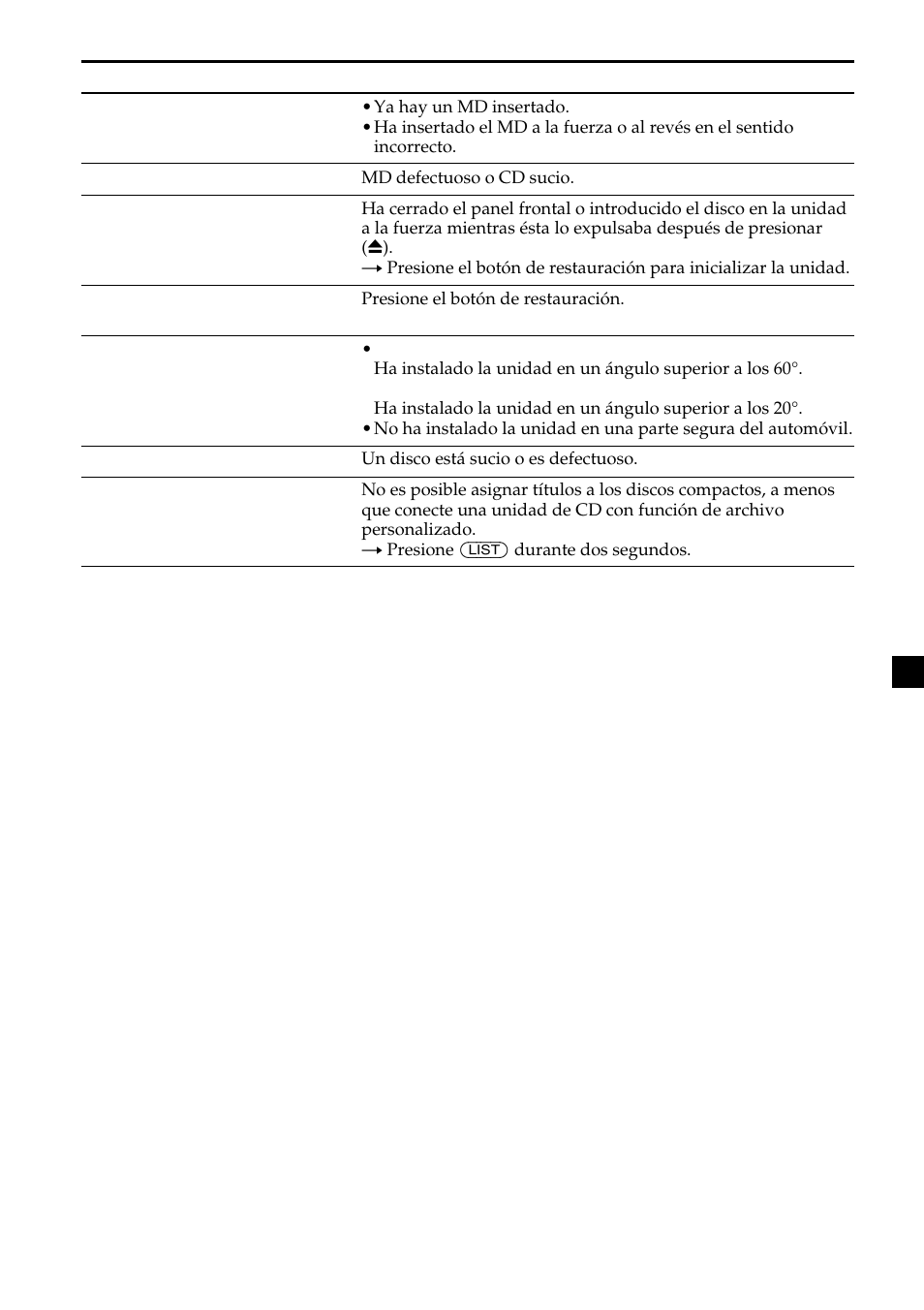 Sony MDX-C8500X User Manual | Page 113 / 116