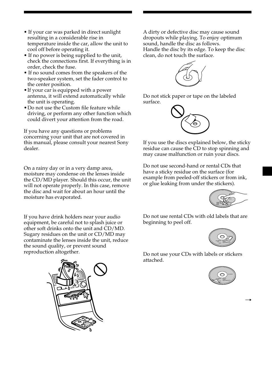 3precautions | Sony MDX-C8500X User Manual | Page 3 / 116