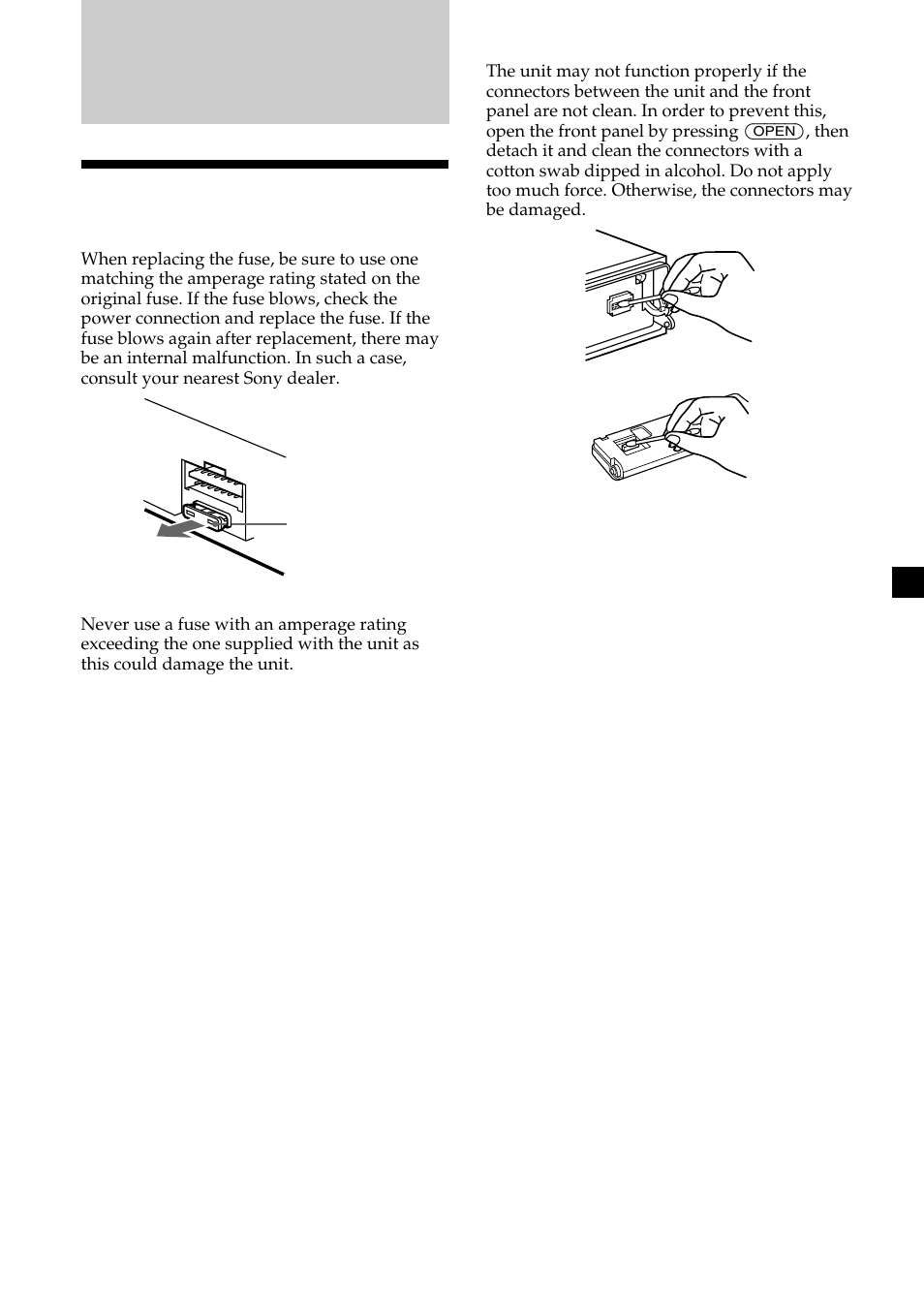 Additional information, Maintenance | Sony MDX-C8500X User Manual | Page 33 / 116