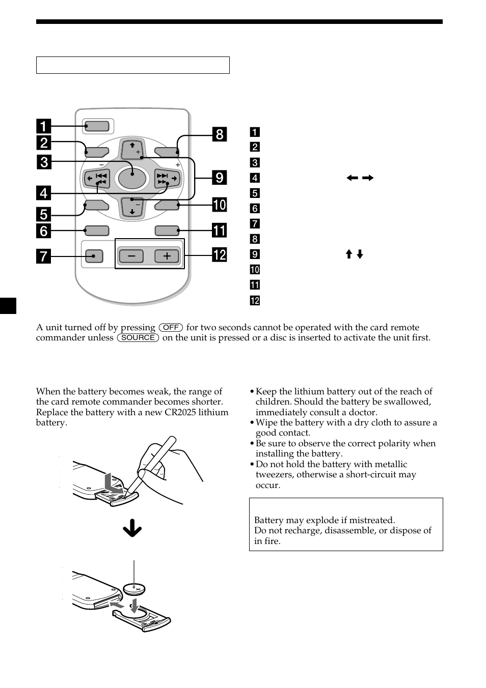 8location of controls | Sony MDX-C8500X User Manual | Page 8 / 116
