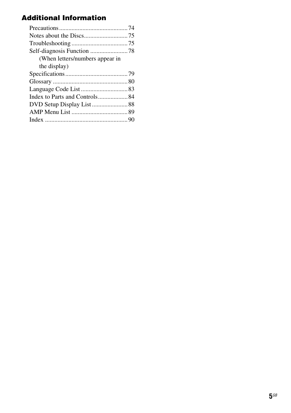 Sony SRSDZ10 User Manual | Page 5 / 92