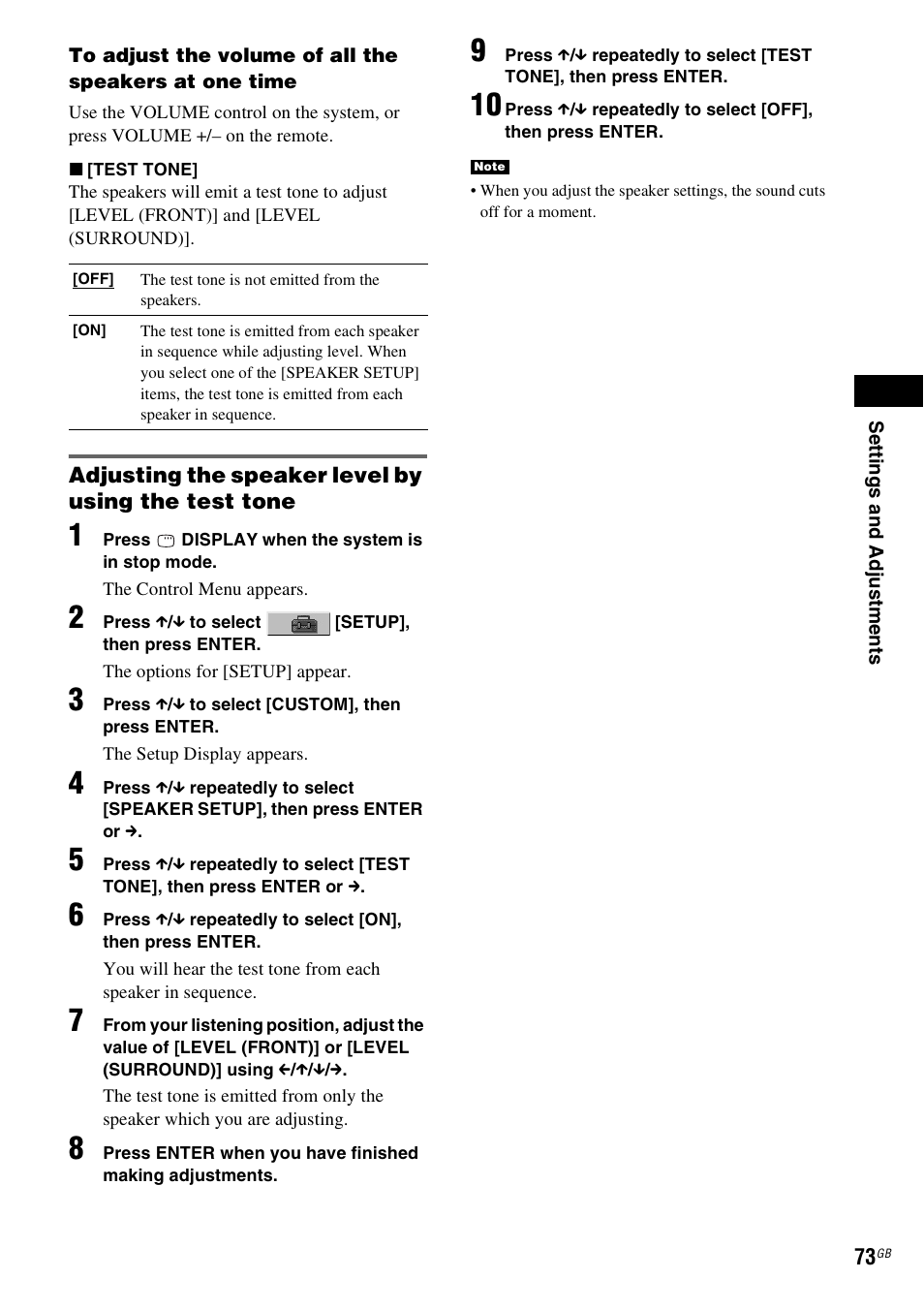 Sony SRSDZ10 User Manual | Page 73 / 92