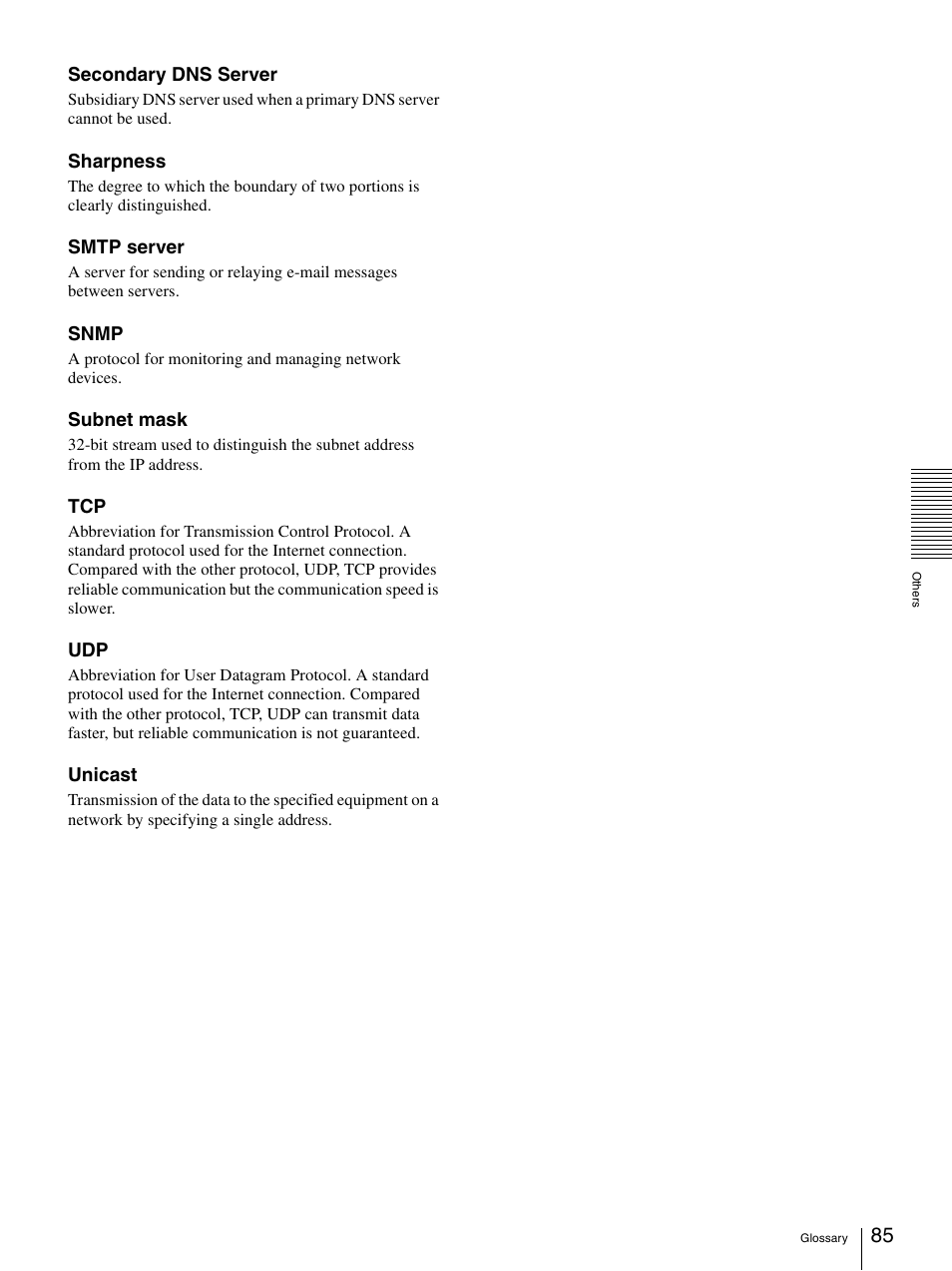 Sony SNC-RZ25P User Manual | Page 85 / 87