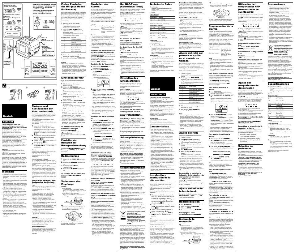 Push | Sony Dream Machine ISF-C180 User Manual | Page 2 / 2