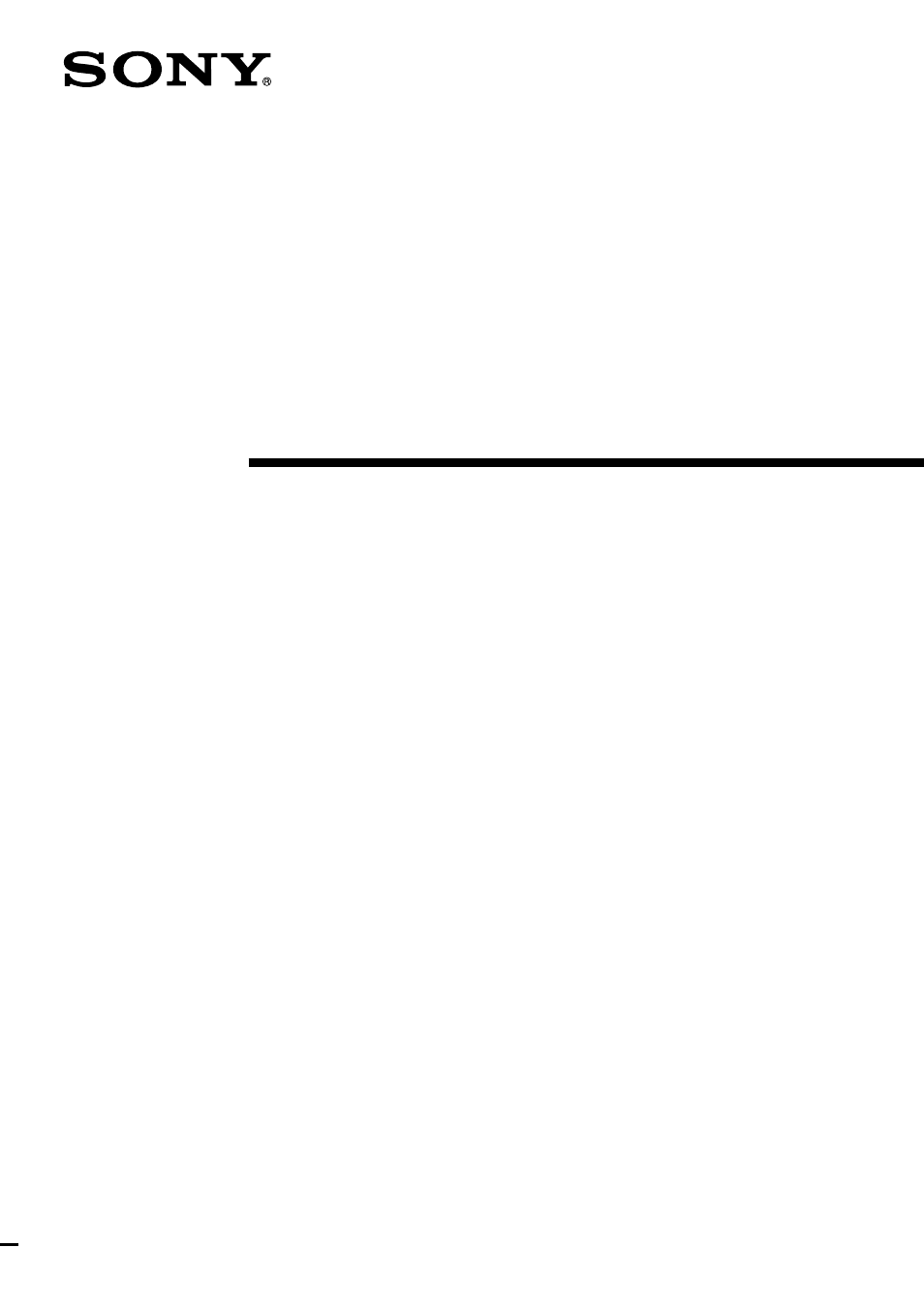 Sony RM-LP211 User Manual | 24 pages