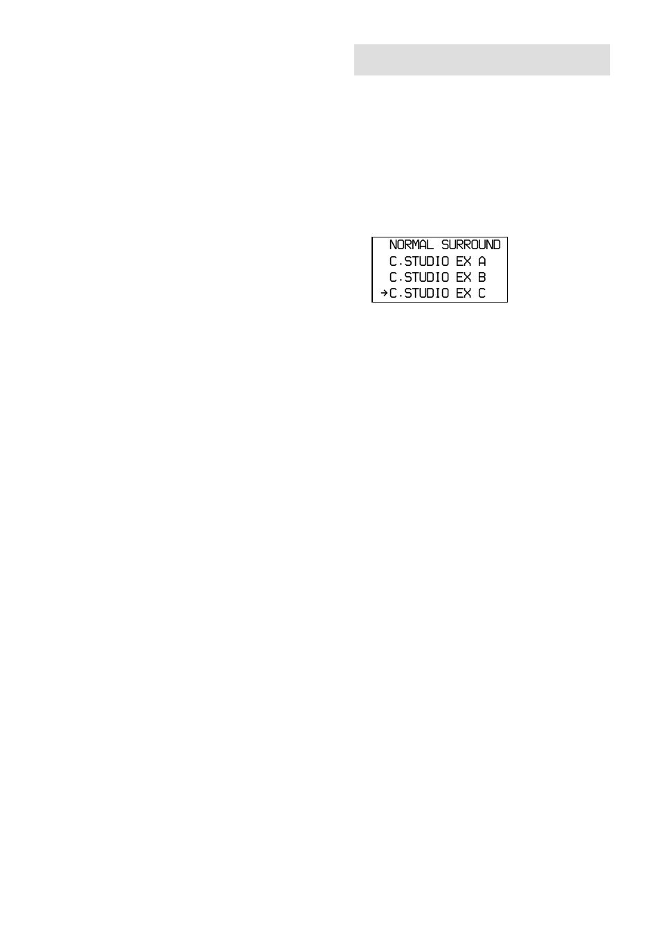 Selecting a sound field | Sony RM-LP211 User Manual | Page 14 / 24