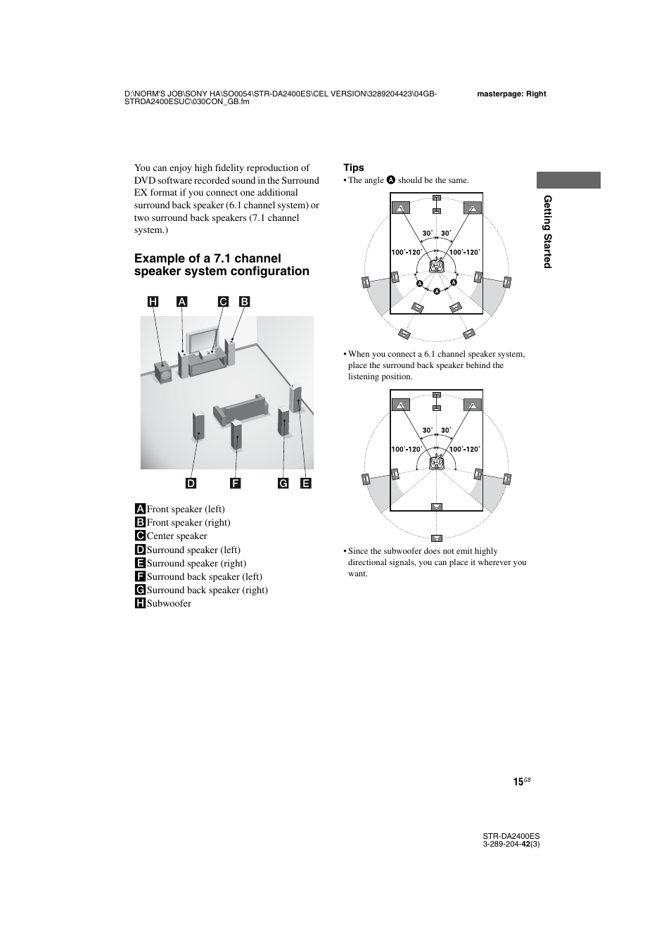 Sony 3-289-204-42(3) User Manual | Page 15 / 128