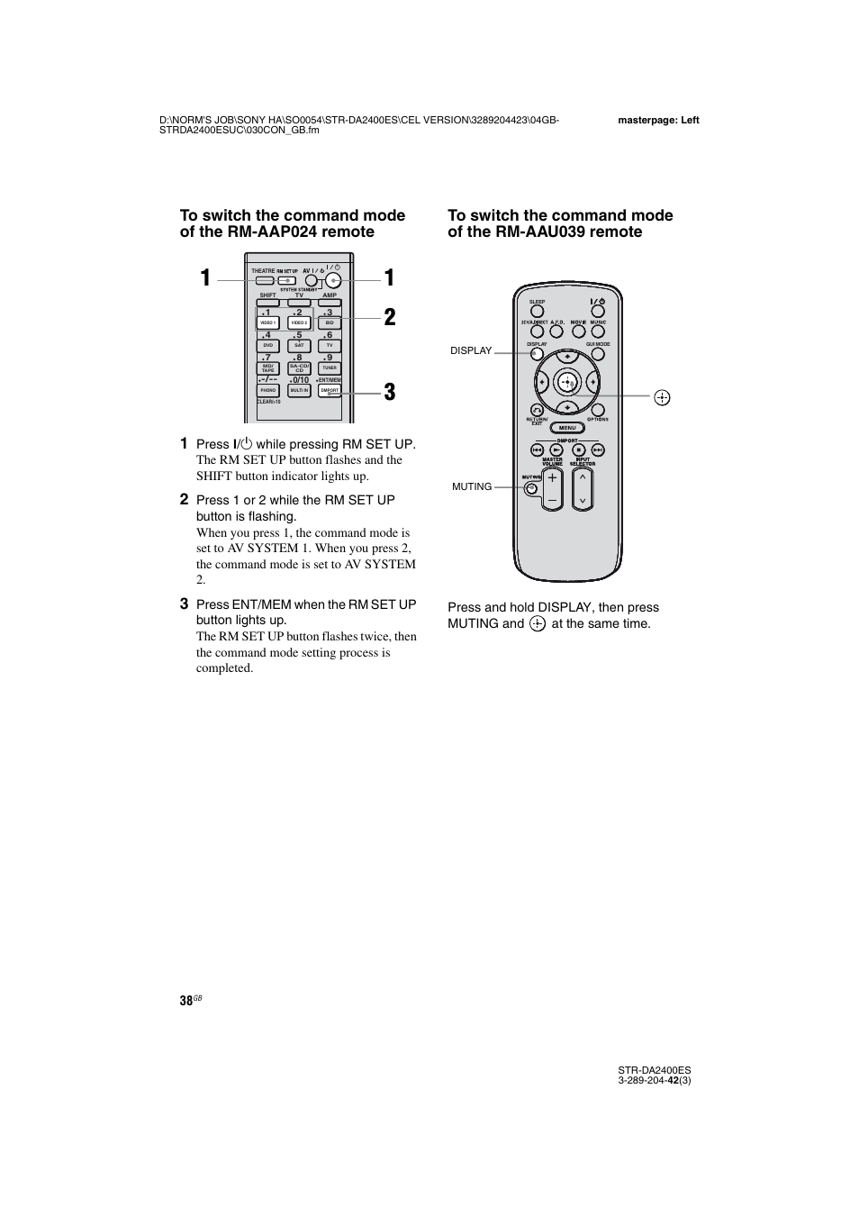 Sony 3-289-204-42(3) User Manual | Page 38 / 128