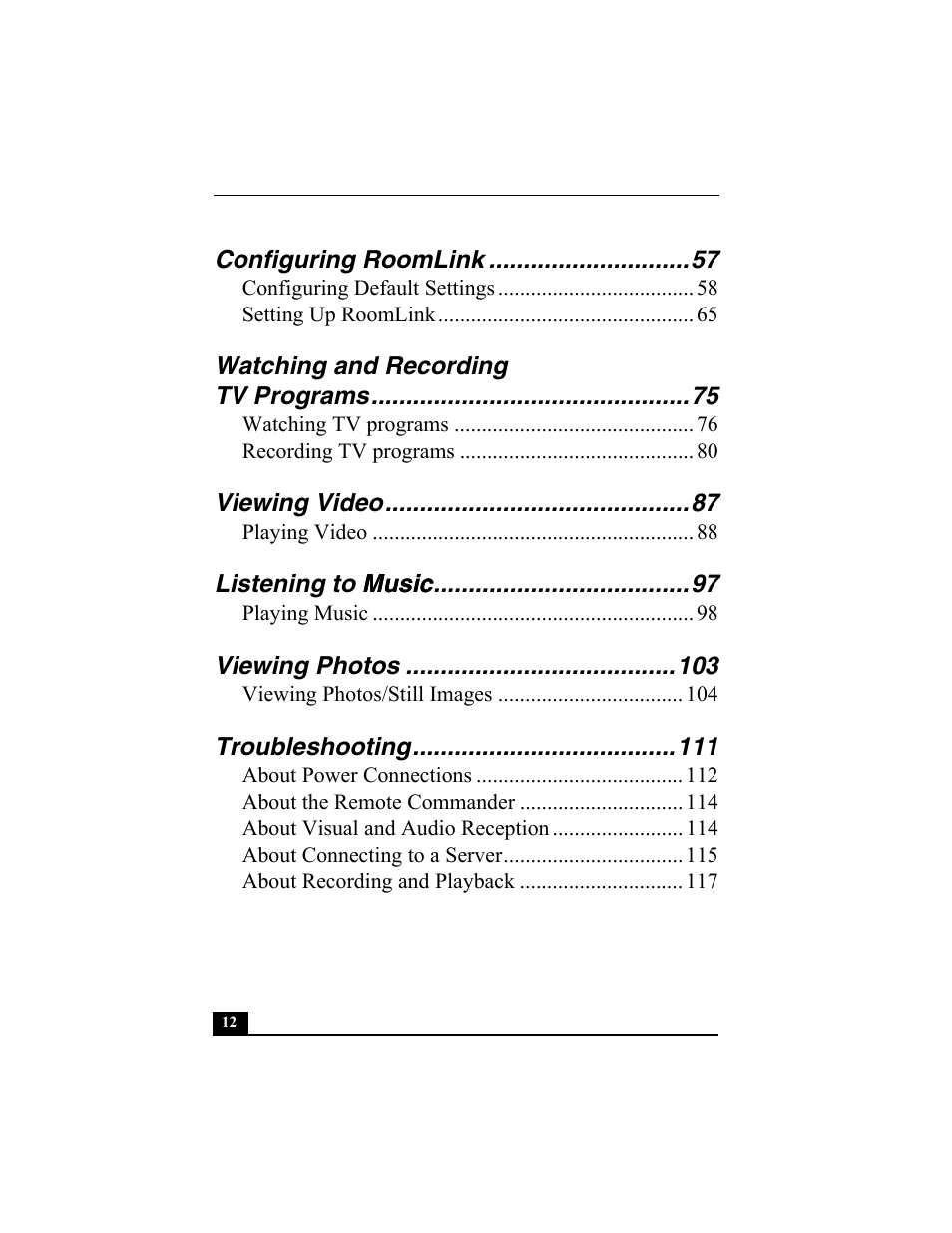 Sony PCNA-MR10 User Manual | Page 12 / 132