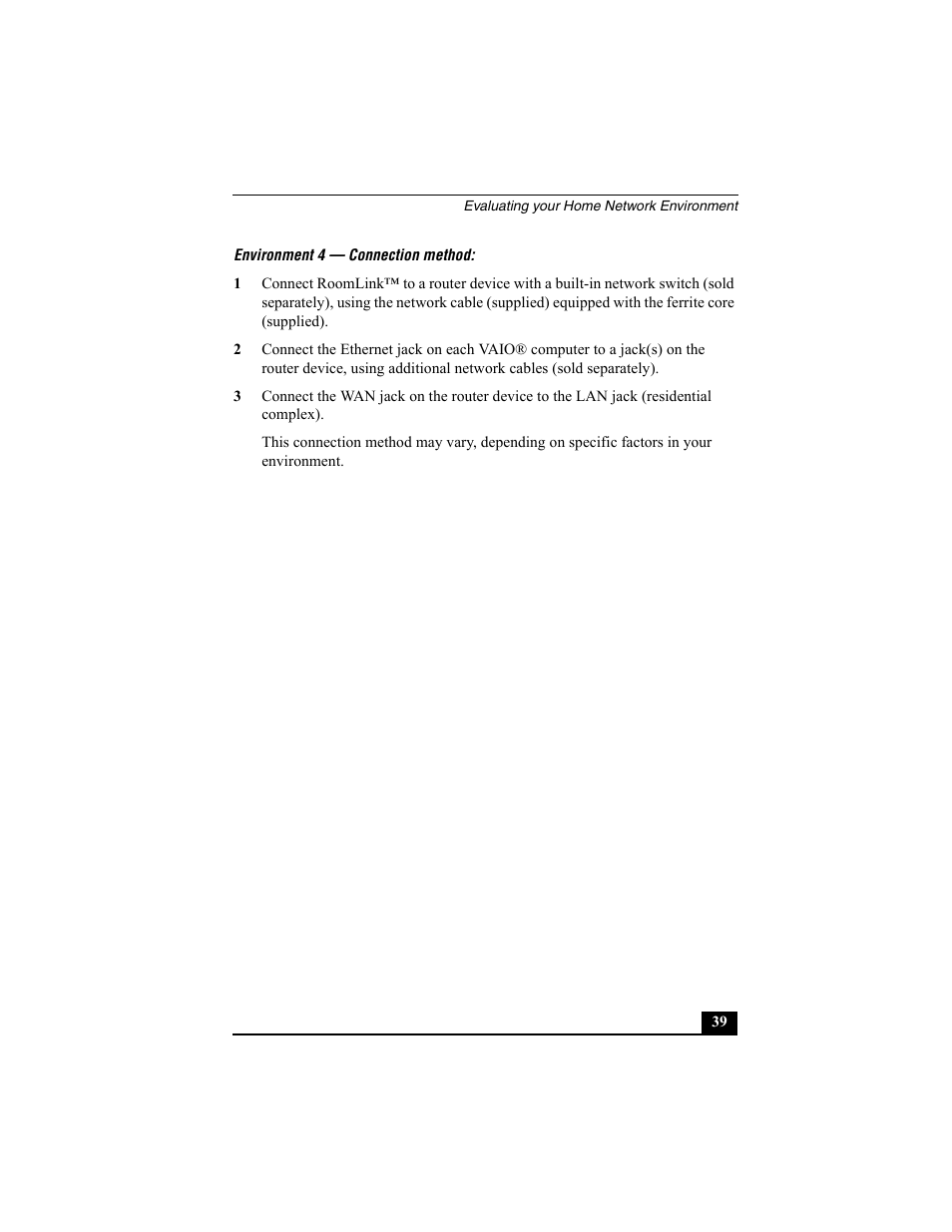 Environment 4 — connection method | Sony PCNA-MR10 User Manual | Page 39 / 132