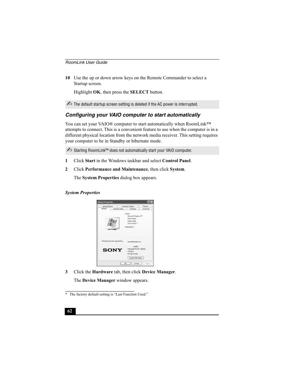 Sony PCNA-MR10 User Manual | Page 62 / 132