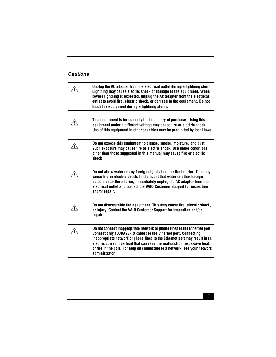 Sony PCNA-MR10 User Manual | Page 7 / 132