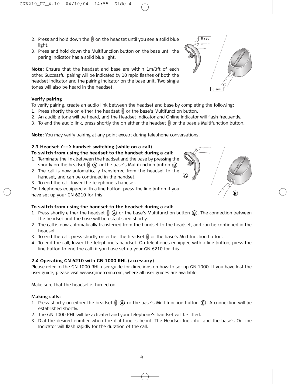 Sony FR 20 User Manual | Page 4 / 37