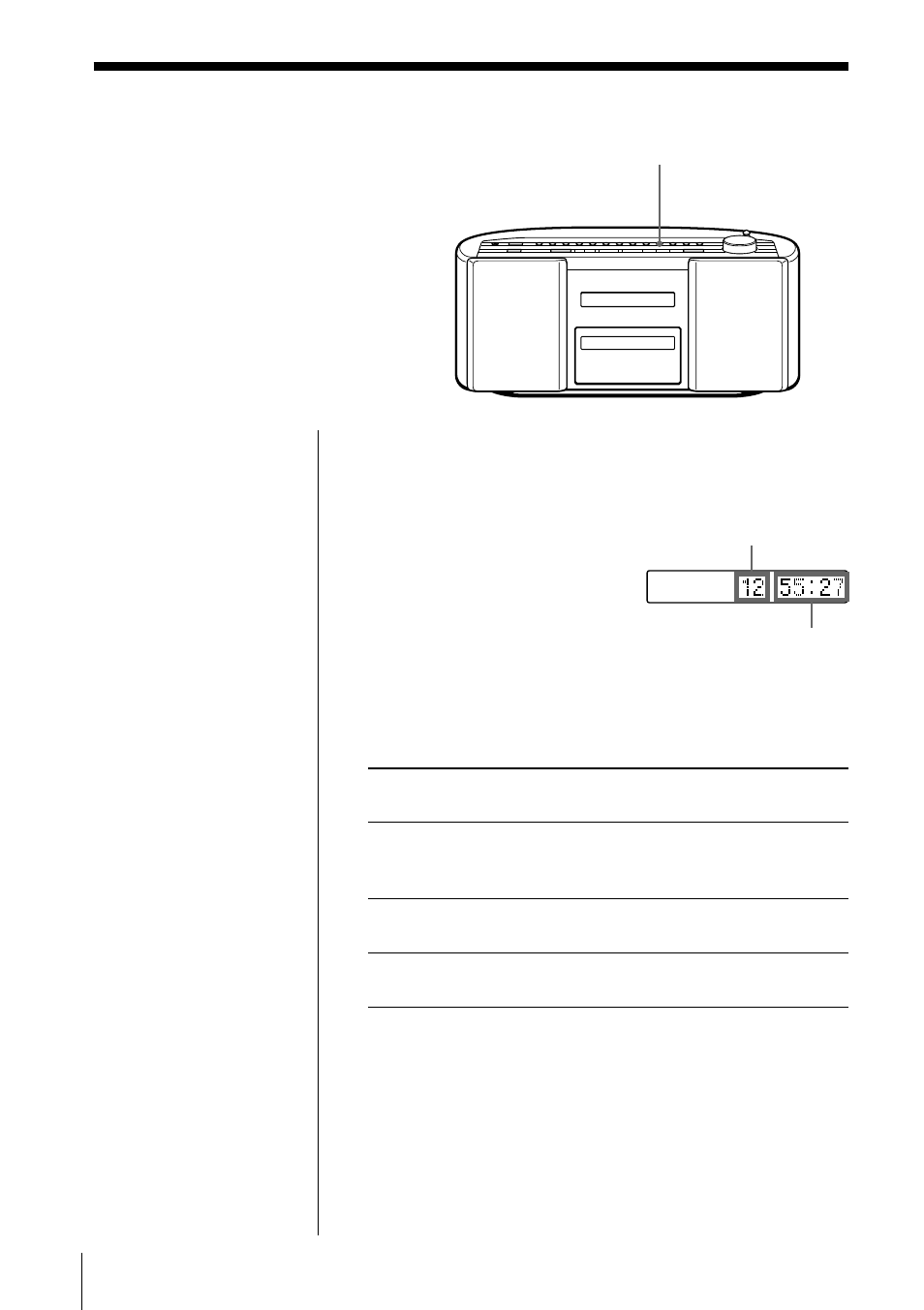The cd player, Using the display | Sony ZS-2000 User Manual | Page 8 / 36