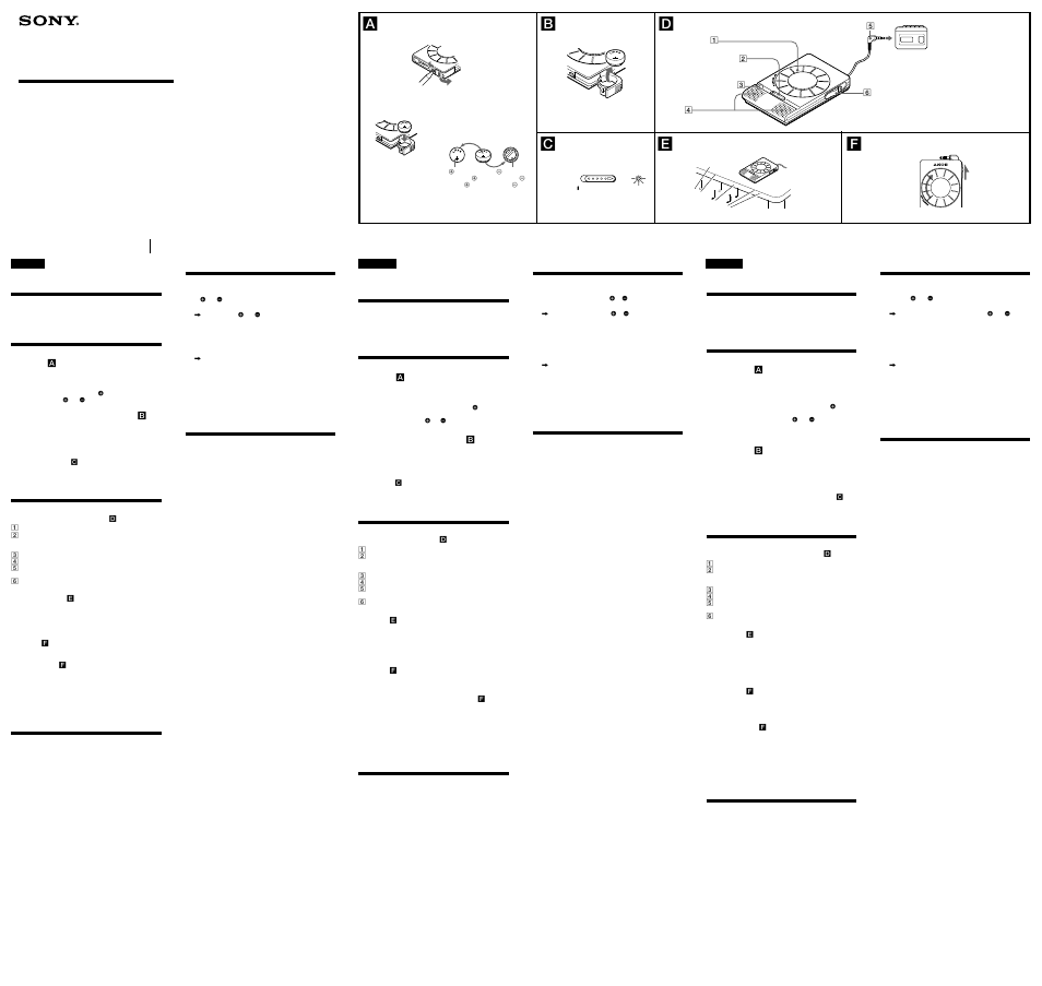 Sony ECM S80 User Manual | 2 pages