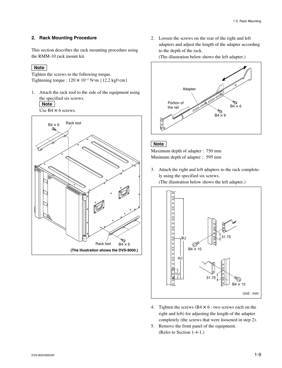 Sony DVS-9000-C User Manual | Page 17 / 42