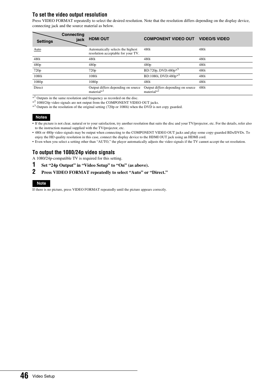 Sony BDP - S1 User Manual | Page 46 / 71