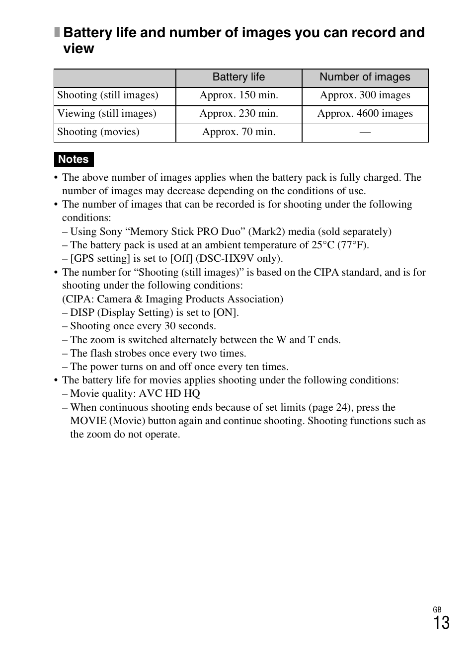 Sony AC-UB10/UB10B User Manual | Page 13 / 32