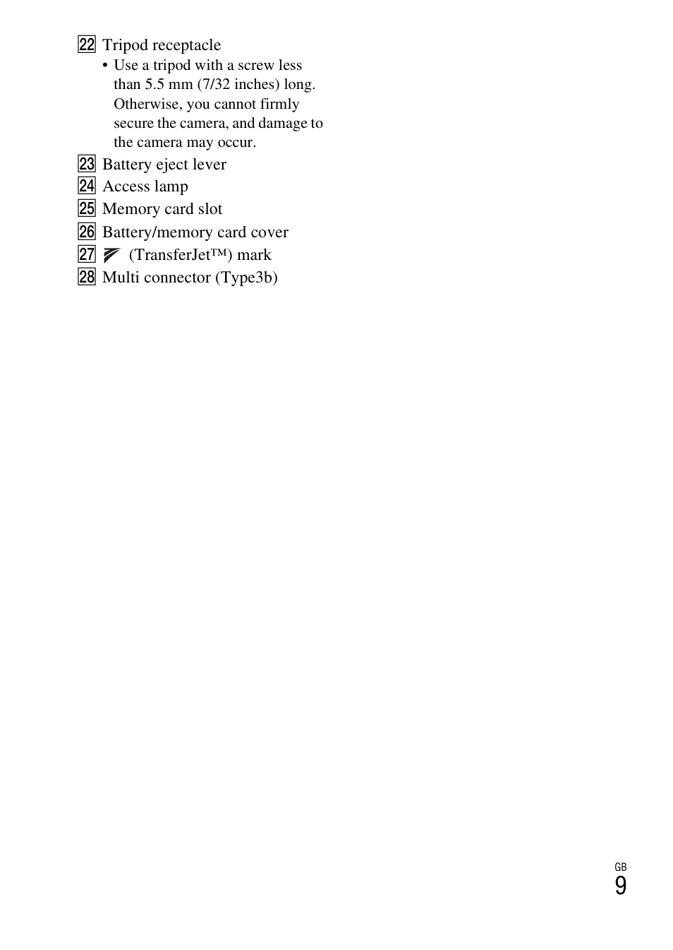 Sony AC-UB10/UB10B User Manual | Page 9 / 32