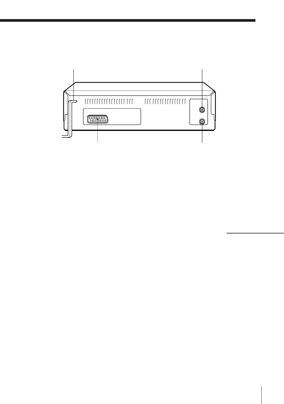 Rear panel | Sony SLV-E230UY User Manual | Page 49 / 52