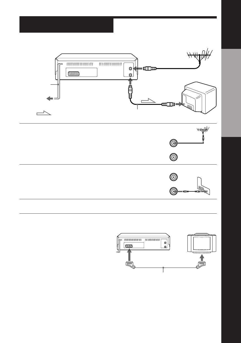 Connecting the vcr, Step 3, Additional connection | Sony SLV-E230UY User Manual | Page 7 / 52