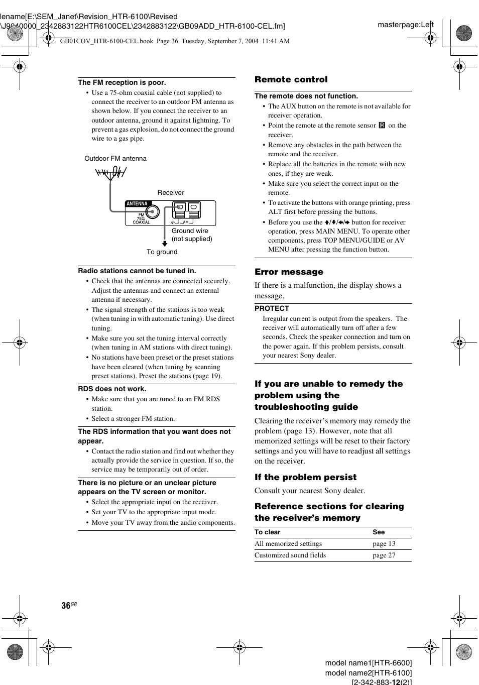 Sony HTR-6100 User Manual | Page 36 / 40