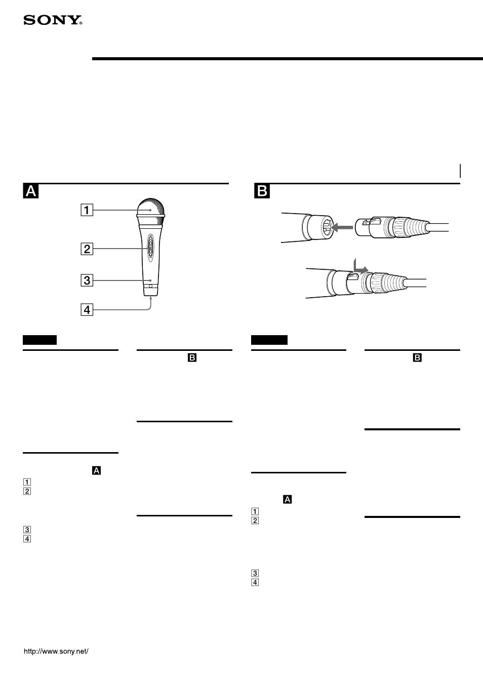 Sony FV 820 User Manual | 2 pages