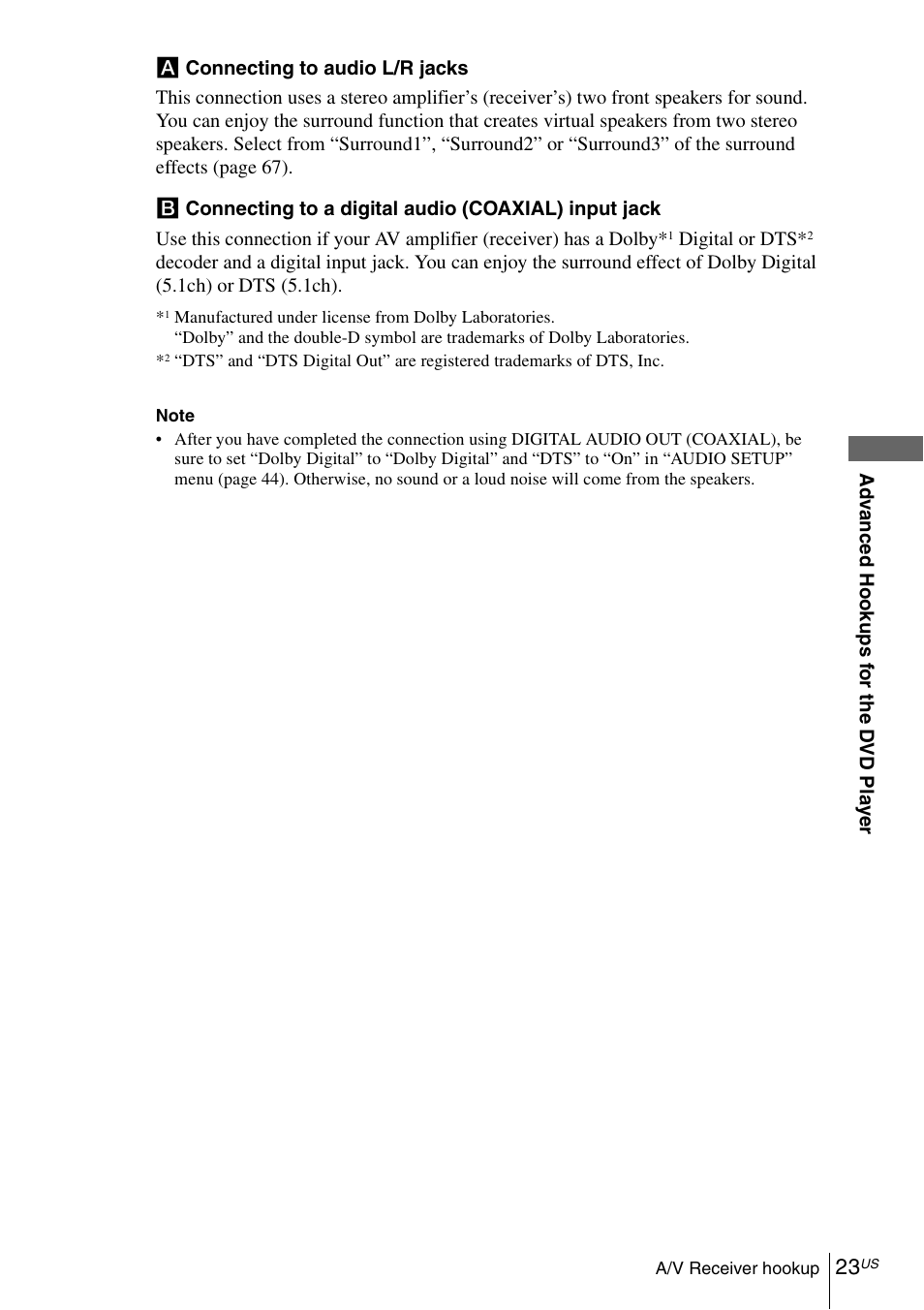 Sony SLV-D281P User Manual | Page 23 / 116