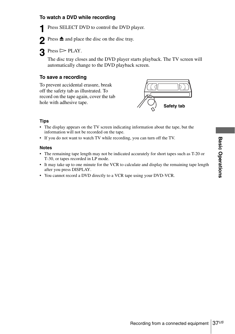 Sony SLV-D281P User Manual | Page 37 / 116