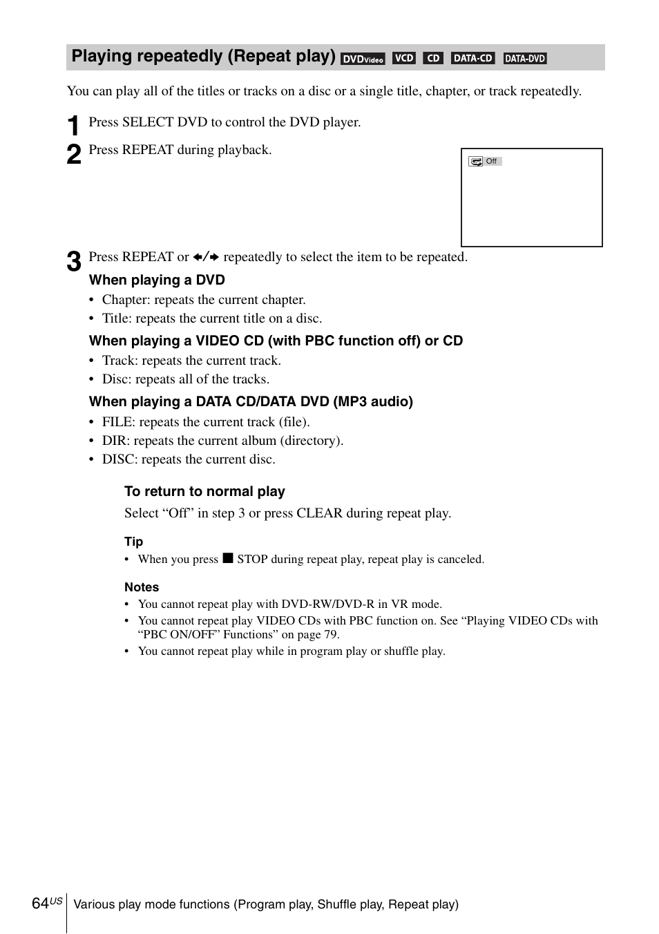 Sony SLV-D281P User Manual | Page 64 / 116