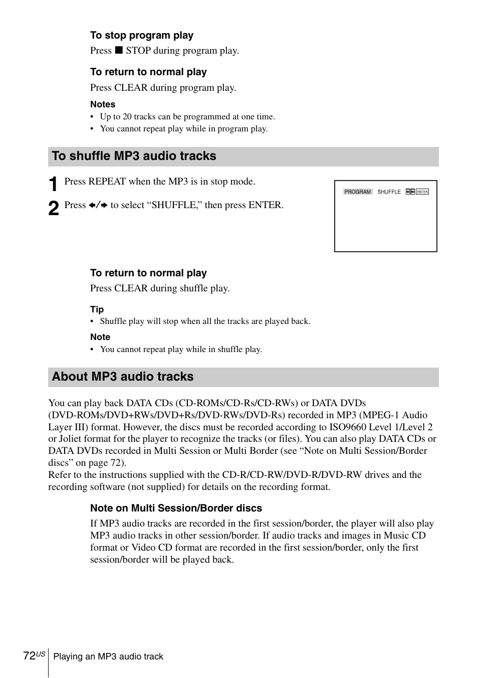 Sony SLV-D281P User Manual | Page 72 / 116