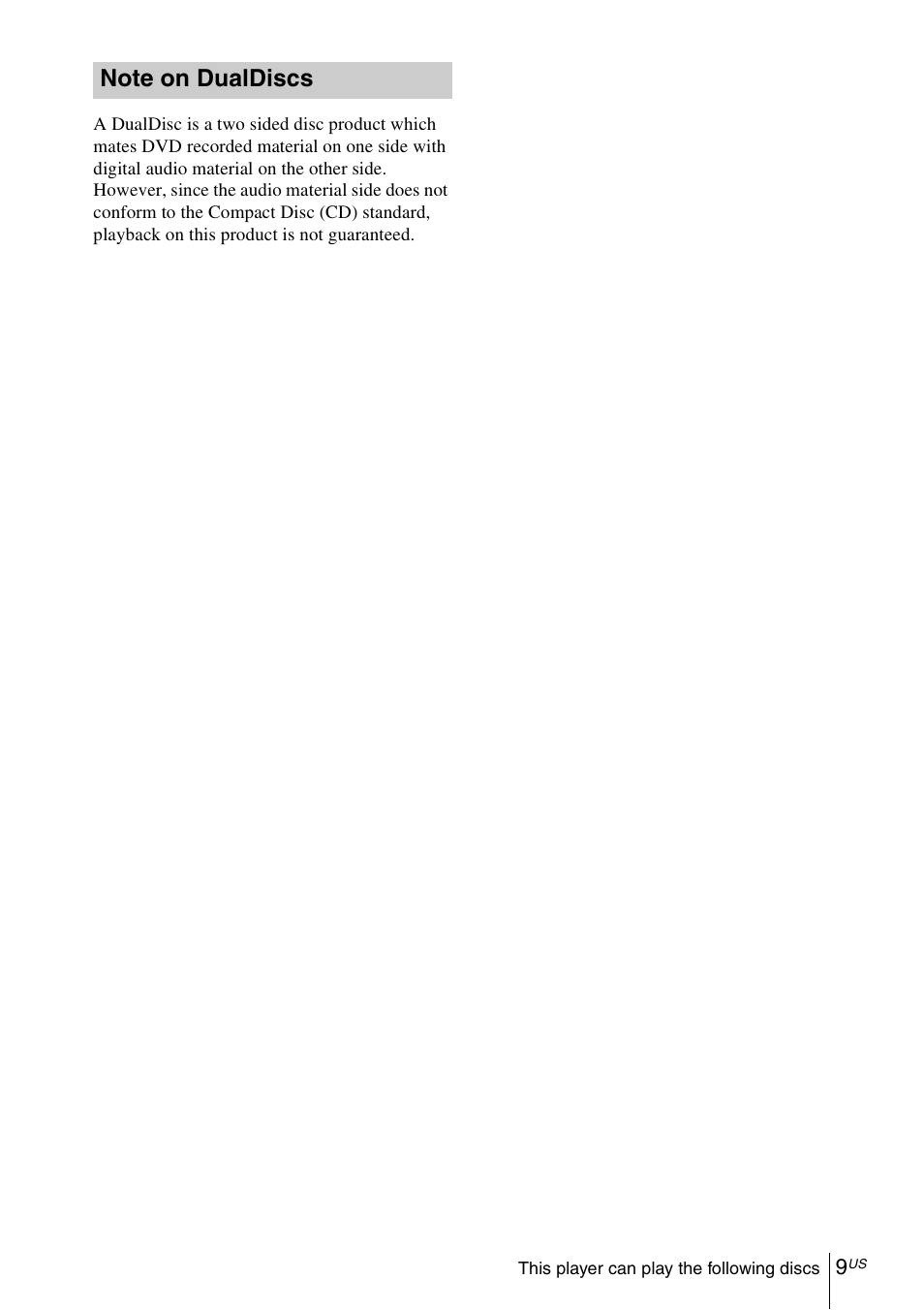 Sony SLV-D281P User Manual | Page 9 / 116