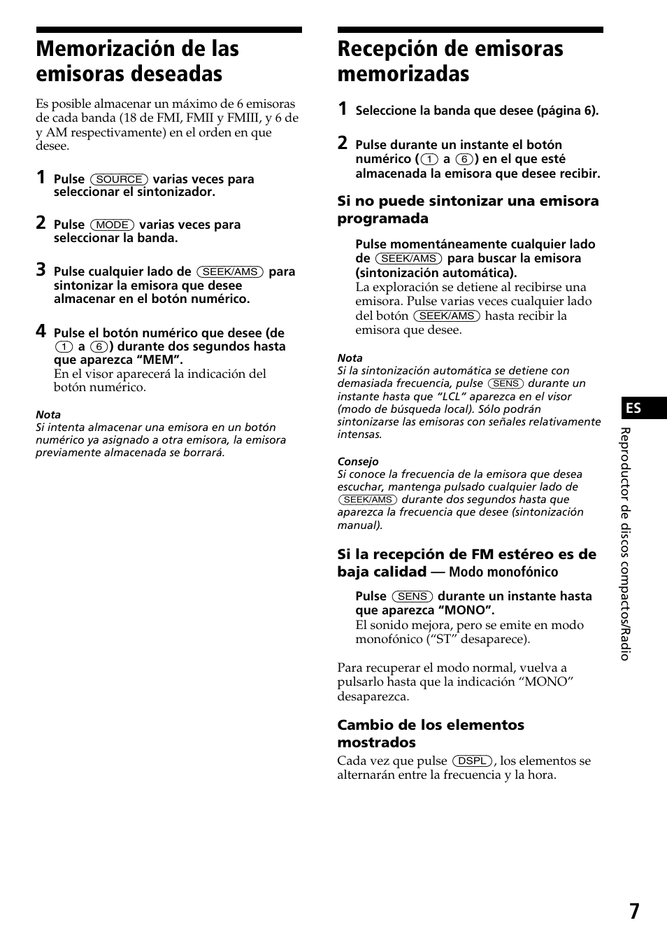 Sony CDX-3170 User Manual | Page 19 / 28