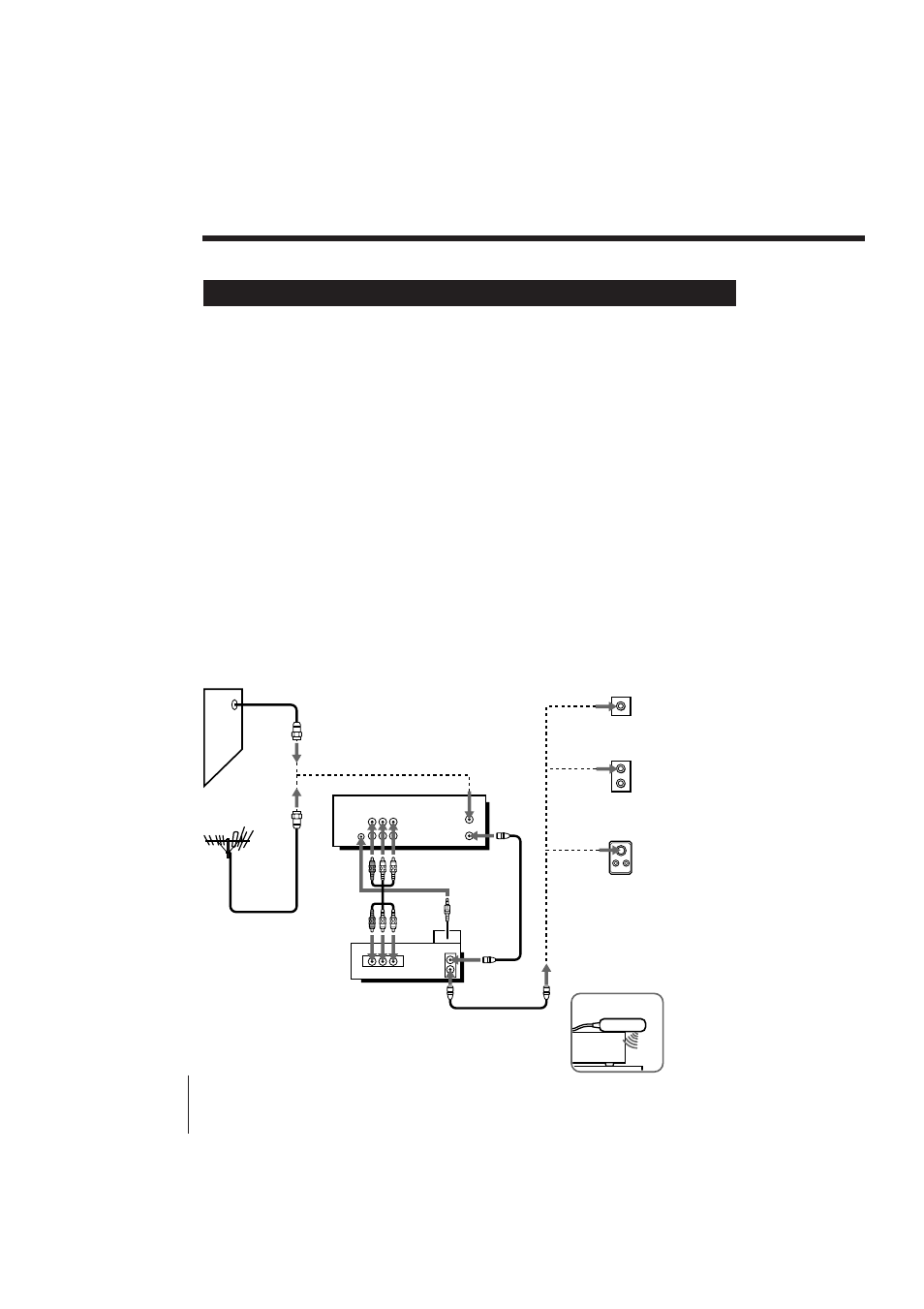 Hookup 5 dss (digital satellite system) receiver, Step 3: hookups (continued) | Sony VHS SLV-685HF User Manual | Page 22 / 71