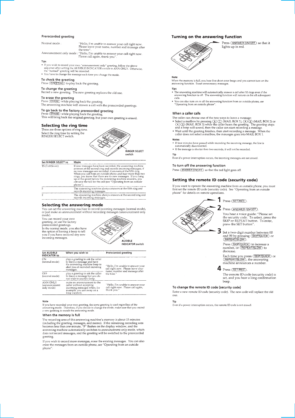 Sony TAM-100 User Manual | Page 3 / 12