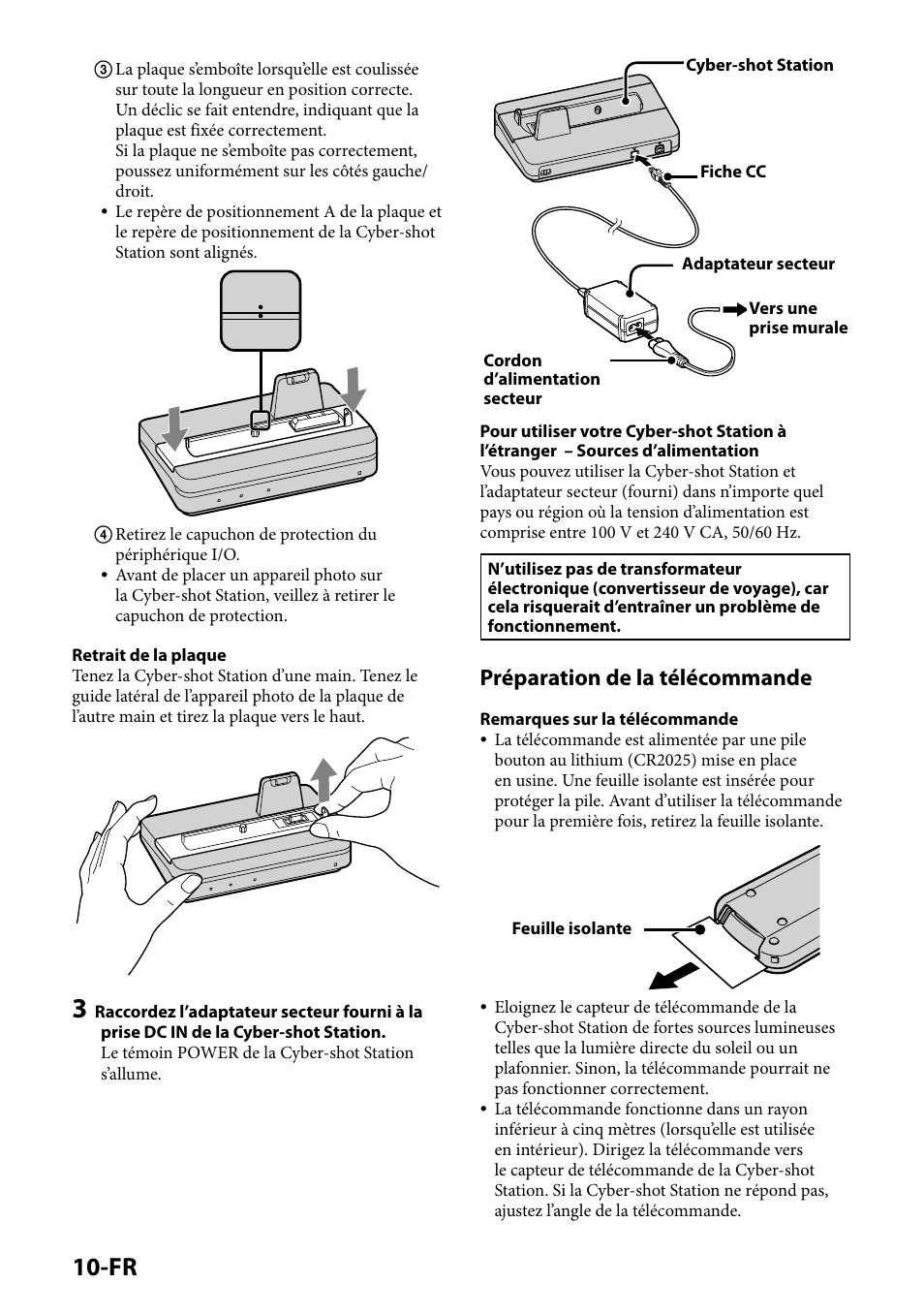 Préparation de la télécommande | Sony CSS-HD2 User Manual | Page 28 / 96