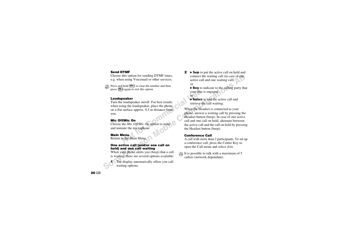 Sony CMD-J7 User Manual | Page 20 / 68