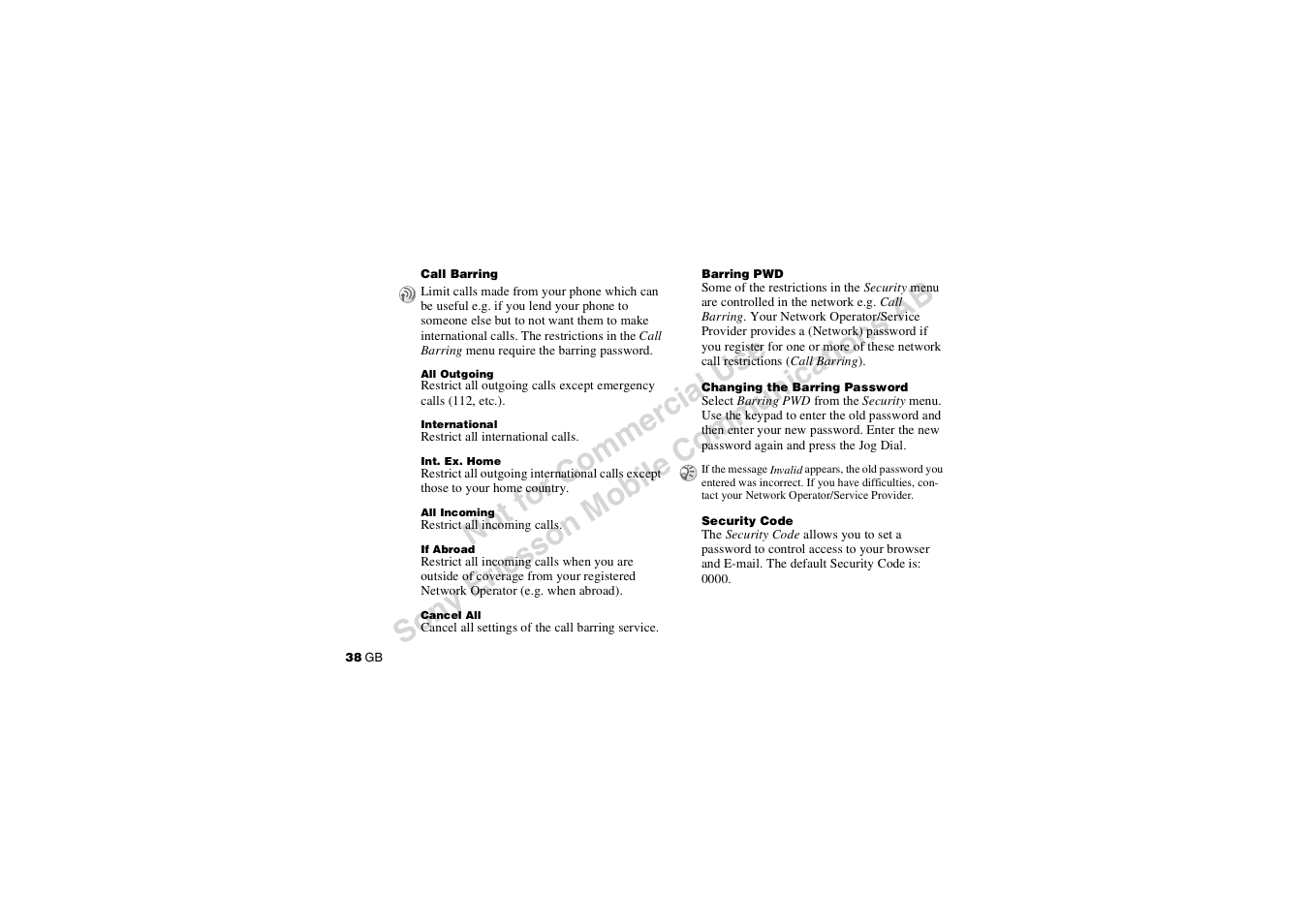 Sony CMD-J7 User Manual | Page 38 / 68